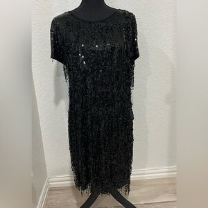 Michael Kors Black Sequin Dress